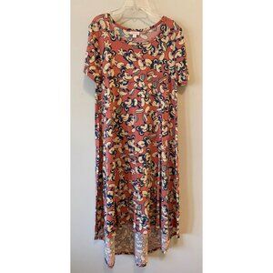 LuLaRoe Dress Style Carly Mickey Mouse Print Small
